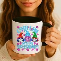 Funny Superhero Gnomes Chillin With My Gnomies Cool Gift Coffee Mug thumb 3
