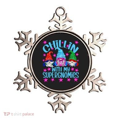 Funny Superhero Gnomes Chillin With My Gnomies Cool Gift Ornament