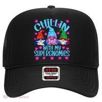 Funny Superhero Gnomes Chillin With My Gnomies Cool Gift Hat thumb 0
