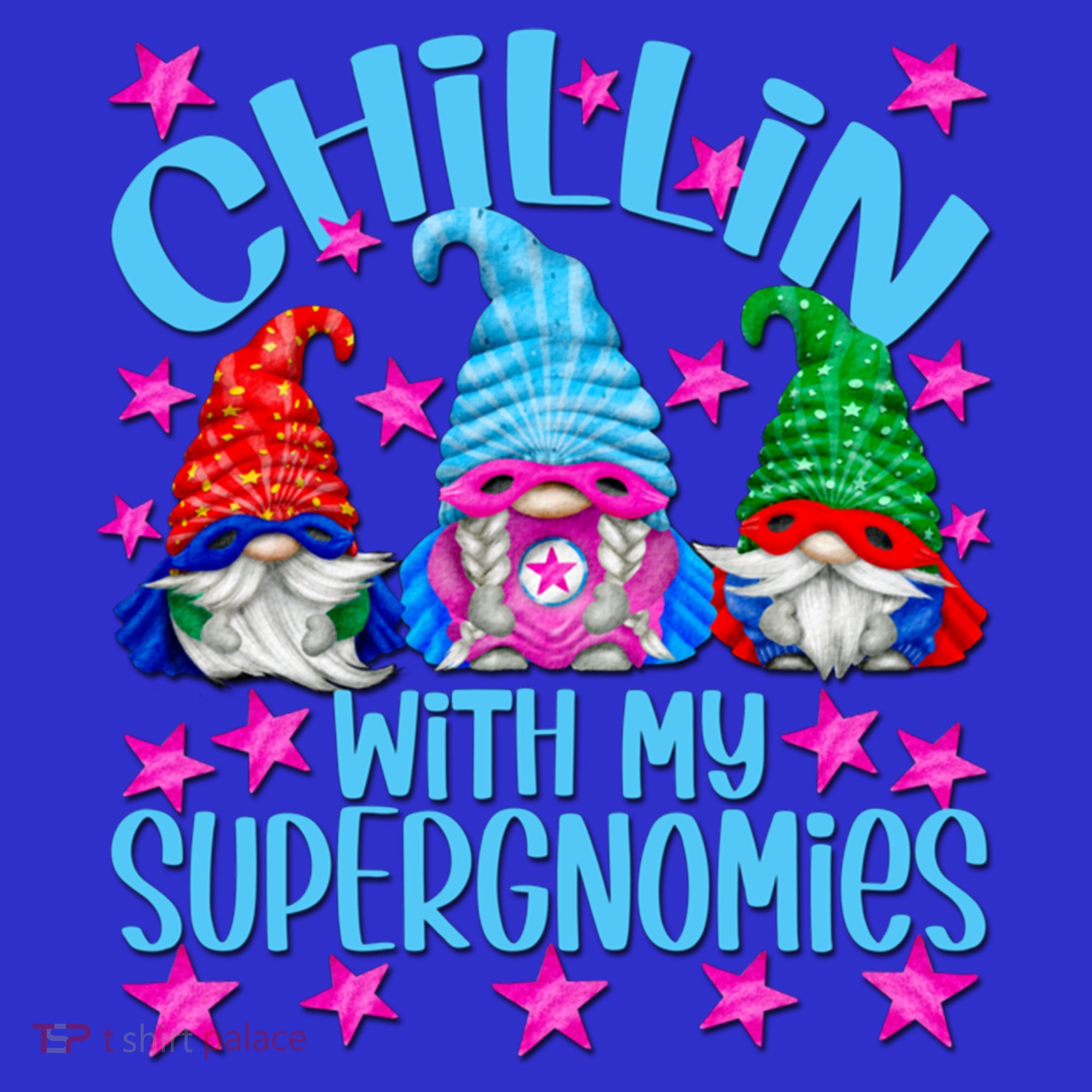 Funny Superhero Gnomes Chillin With My Gnomies Cool Gift Long Sleeve Shirt