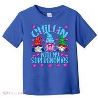 Funny Superhero Gnomes Chillin With My Gnomies Cool Gift Toddler T-Shirt thumb 0