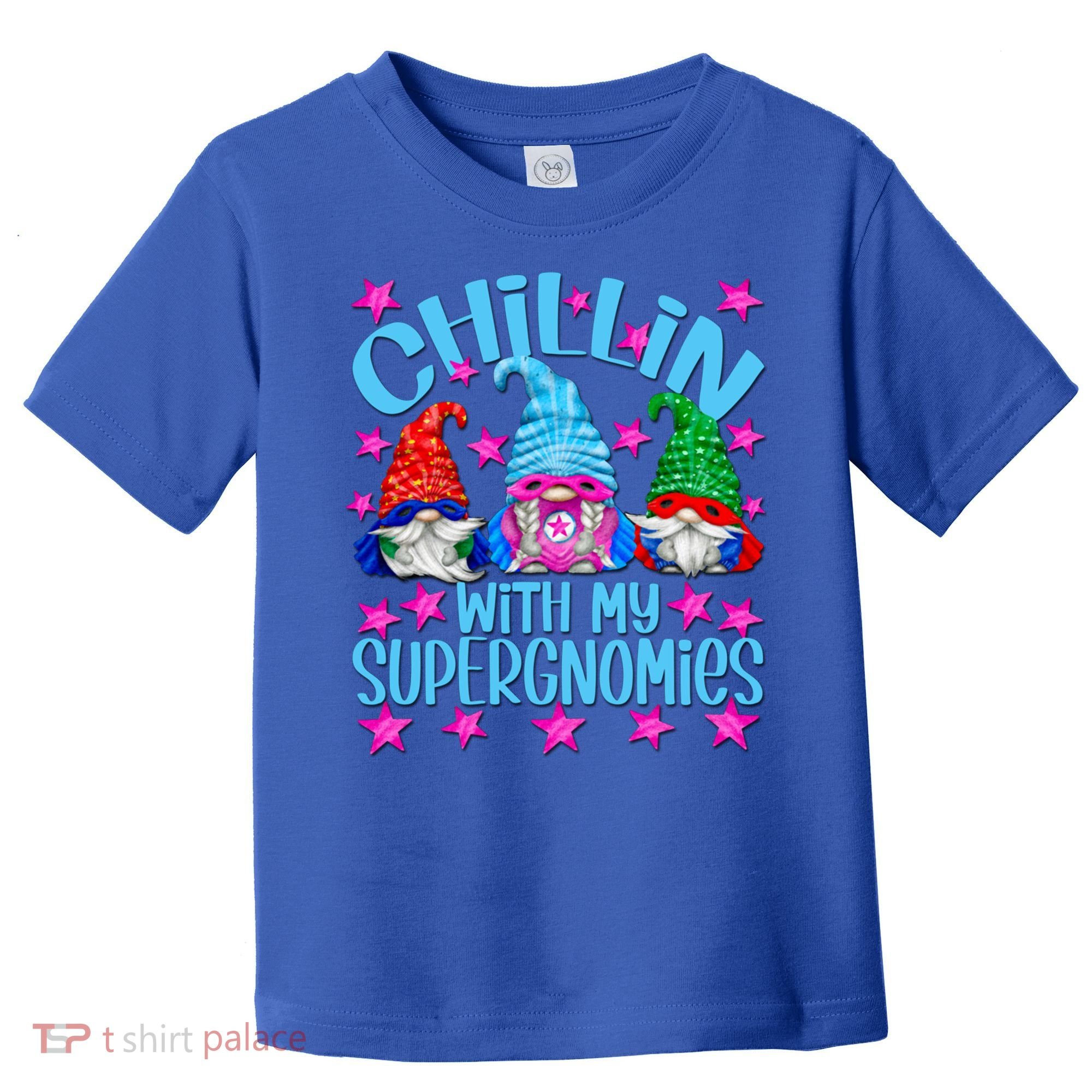 Funny Superhero Gnomes Chillin With My Gnomies Cool Gift Toddler T-Shirt