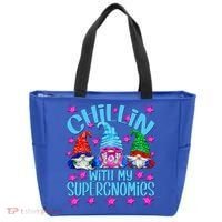 Funny Superhero Gnomes Chillin With My Gnomies Cool Gift Tote Bag thumb 0