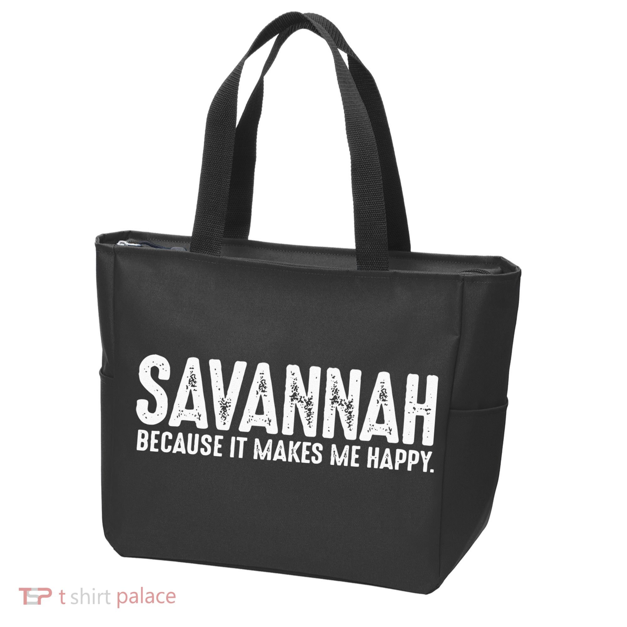 Funny Savannah Georgia Quote Proud US State Joke Tote Bag