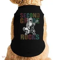 Fabulous Second Grade Rocks 2nd Grader Cat Graduating Squad Doggie Tank thumb 0