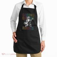 Fabulous Second Grade Rocks 2nd Grader Cat Graduating Squad Apron thumb 2