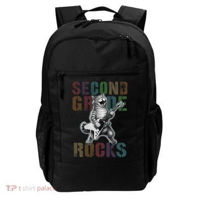 Fabulous Second Grade Rocks 2nd Grader Cat Graduating Squad Backpack