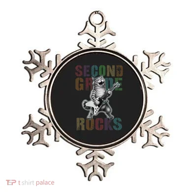 Fabulous Second Grade Rocks 2nd Grader Cat Graduating Squad Ornament