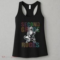 Fabulous Second Grade Rocks 2nd Grader Cat Graduating Squad Women's Tank Top thumb 3