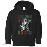 Fabulous Second Grade Rocks 2nd Grader Cat Graduating Squad Toddler Hoodie thumb 0