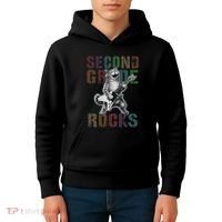 Fabulous Second Grade Rocks 2nd Grader Cat Graduating Squad Kids Hoodie thumb 4