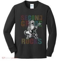 Fabulous Second Grade Rocks 2nd Grader Cat Graduating Squad Kids Long Sleeve Shirt thumb 0