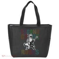 Fabulous Second Grade Rocks 2nd Grader Cat Graduating Squad Tote Bag thumb 0