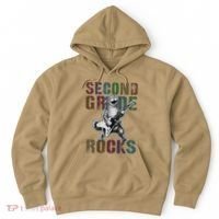 Fabulous Second Grade Rocks 2nd Grader Cat Graduating Squad Hoodie thumb 0