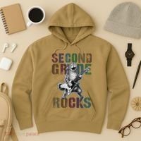 Fabulous Second Grade Rocks 2nd Grader Cat Graduating Squad Hoodie thumb 3