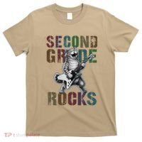 Fabulous Second Grade Rocks 2nd Grader Cat Graduating Squad T-Shirt thumb 0