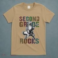 Fabulous Second Grade Rocks 2nd Grader Cat Graduating Squad T-Shirt thumb 5