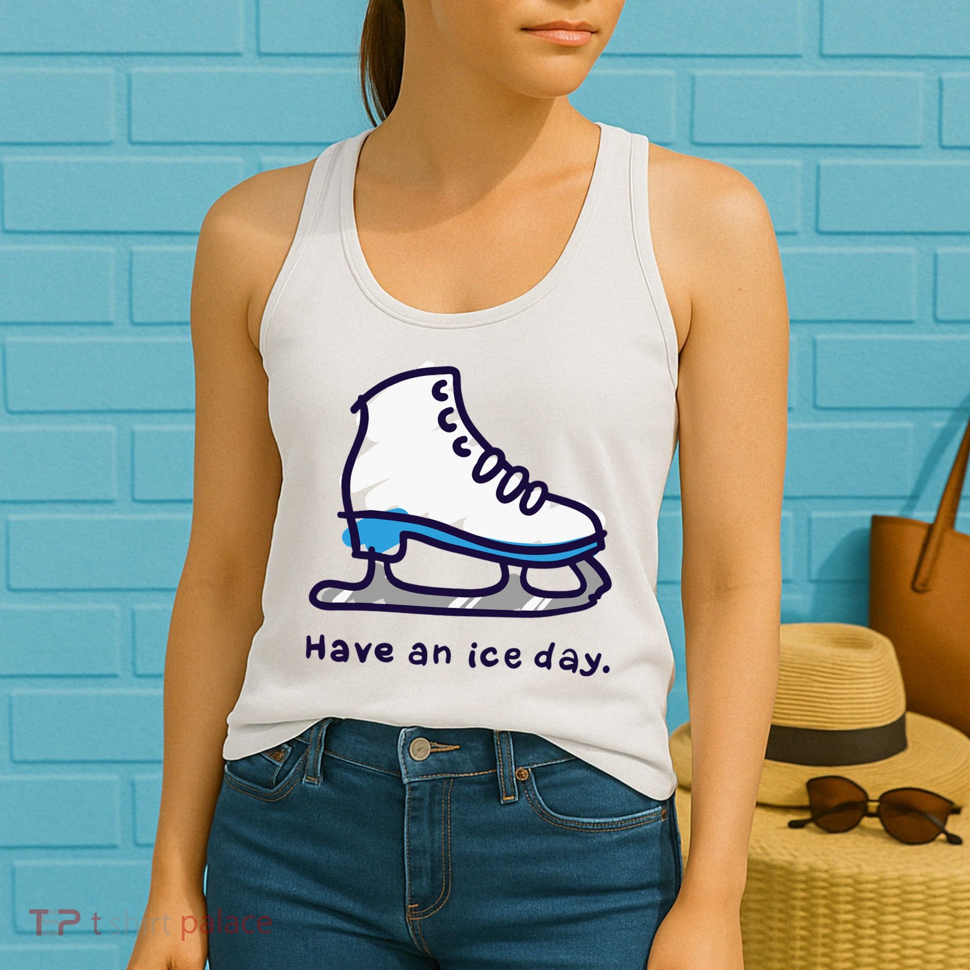 Figure Skating Gifts For Women Men Ice Skater Women's Tank Top