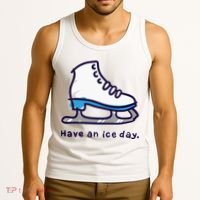 Figure Skating Gifts For Women Men Ice Skater Tank Top thumb 3