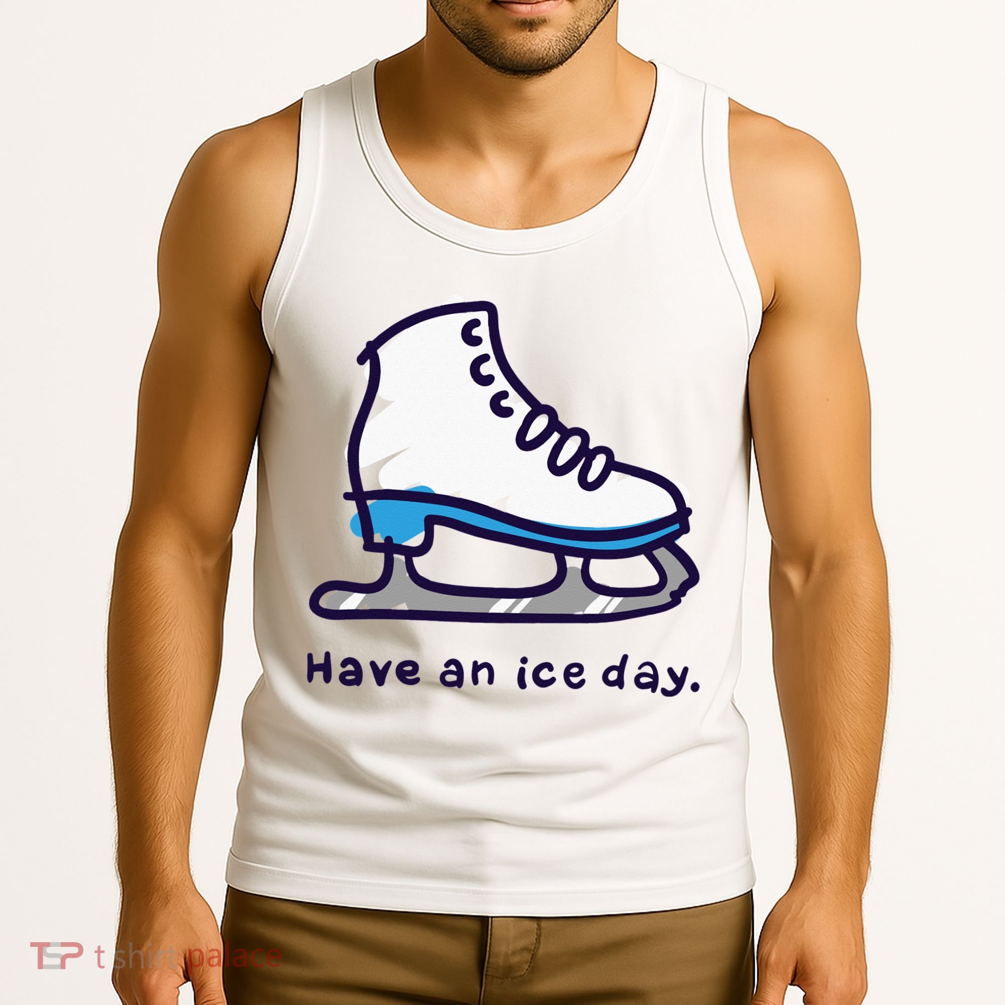Figure Skating Gifts For Women Men Ice Skater Tank Top