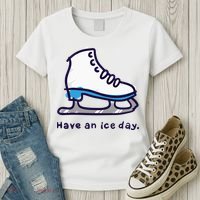 Figure Skating Gifts For Women Men Ice Skater Women's T-Shirt thumb 3