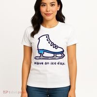 Figure Skating Gifts For Women Men Ice Skater Women's T-Shirt thumb 4