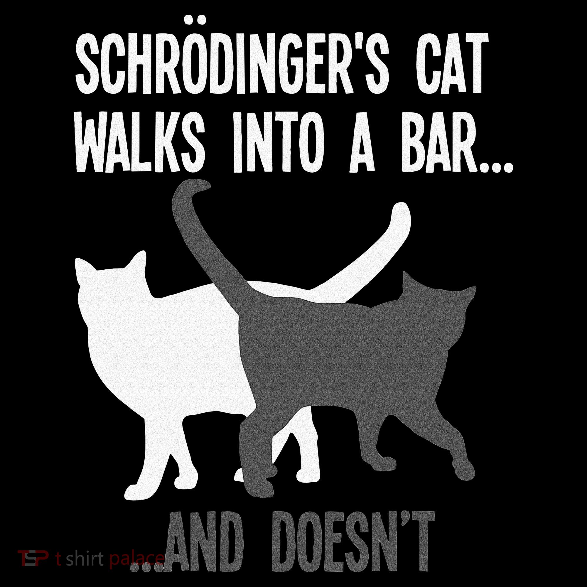 Funny Scientist Gift Schroedingers Cat Quantum Physics Women's Tank Top