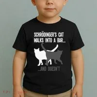Funny Scientist Gift Schroedingers Cat Quantum Physics Toddler T-Shirt thumb 2
