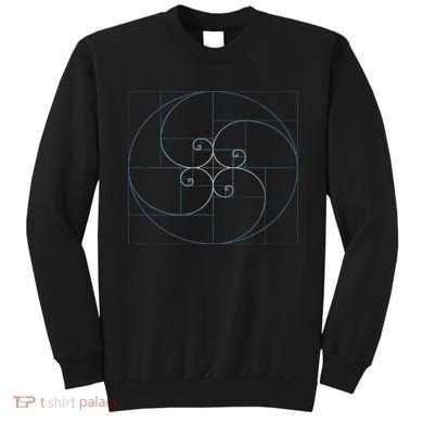 Fibonacci Spiral Golden Ratio Geometry Architecture Sweatshirt