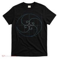 Fibonacci Spiral Golden Ratio Geometry Architecture T-Shirt thumb 0