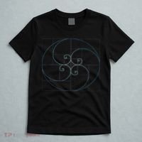 Fibonacci Spiral Golden Ratio Geometry Architecture T-Shirt thumb 5