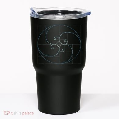 Fibonacci Spiral Golden Ratio Geometry Architecture Tumbler