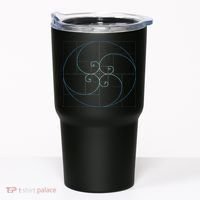 Fibonacci Spiral Golden Ratio Geometry Architecture Tumbler thumb 0