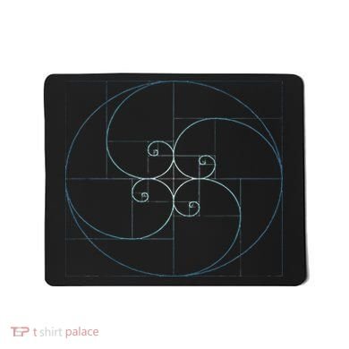 Fibonacci Spiral Golden Ratio Geometry Architecture Mousepad