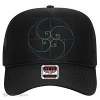 Fibonacci Spiral Golden Ratio Geometry Architecture Hat thumb 0