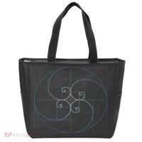 Fibonacci Spiral Golden Ratio Geometry Architecture Tote Bag thumb 0