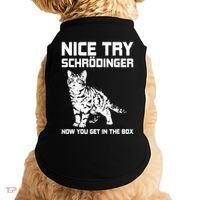 Funny Science Gift Schrödingers Cat Quote Physics Great Gift Doggie Tank thumb 0