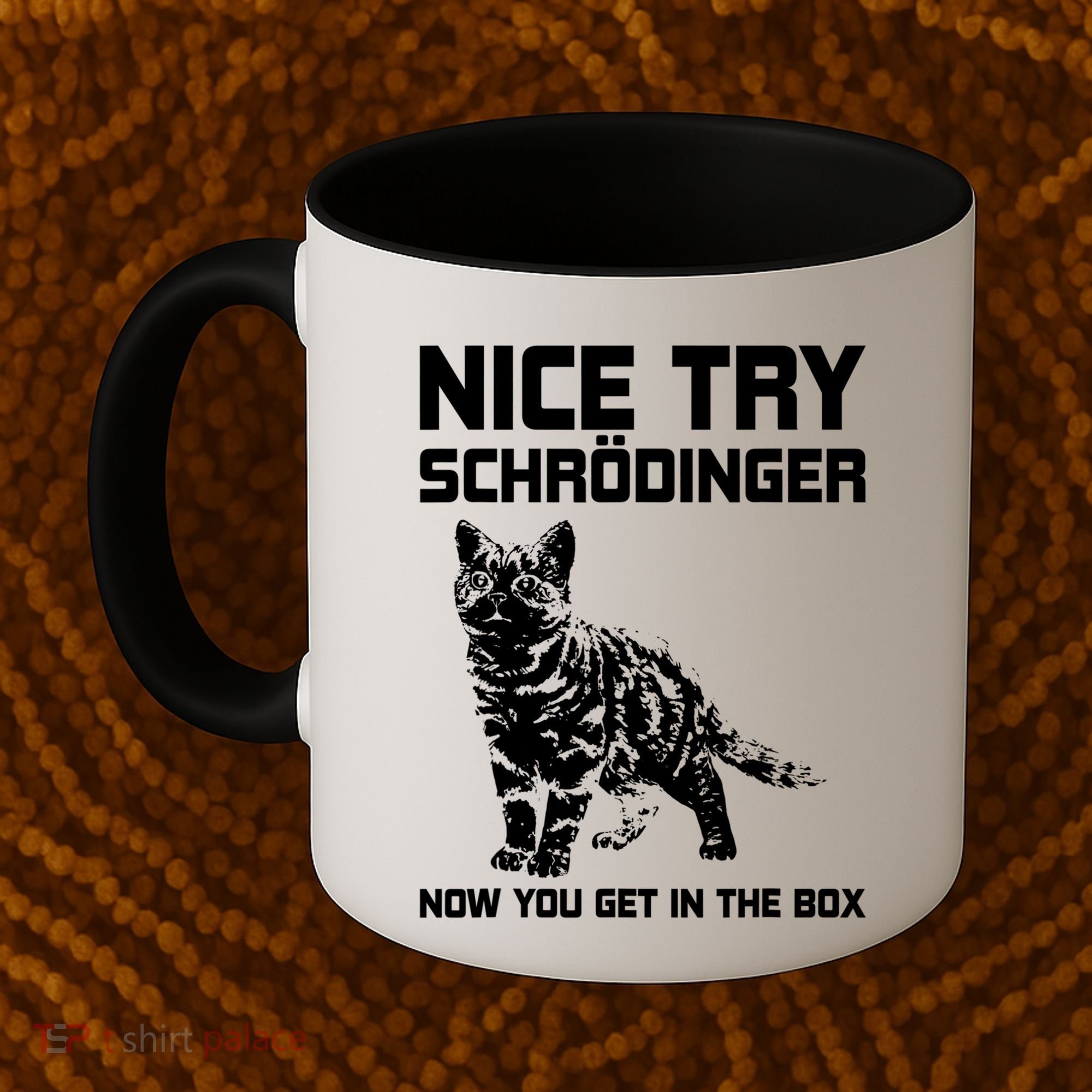 Funny Science Gift Schrödingers Cat Quote Physics Great Gift Coffee Mug