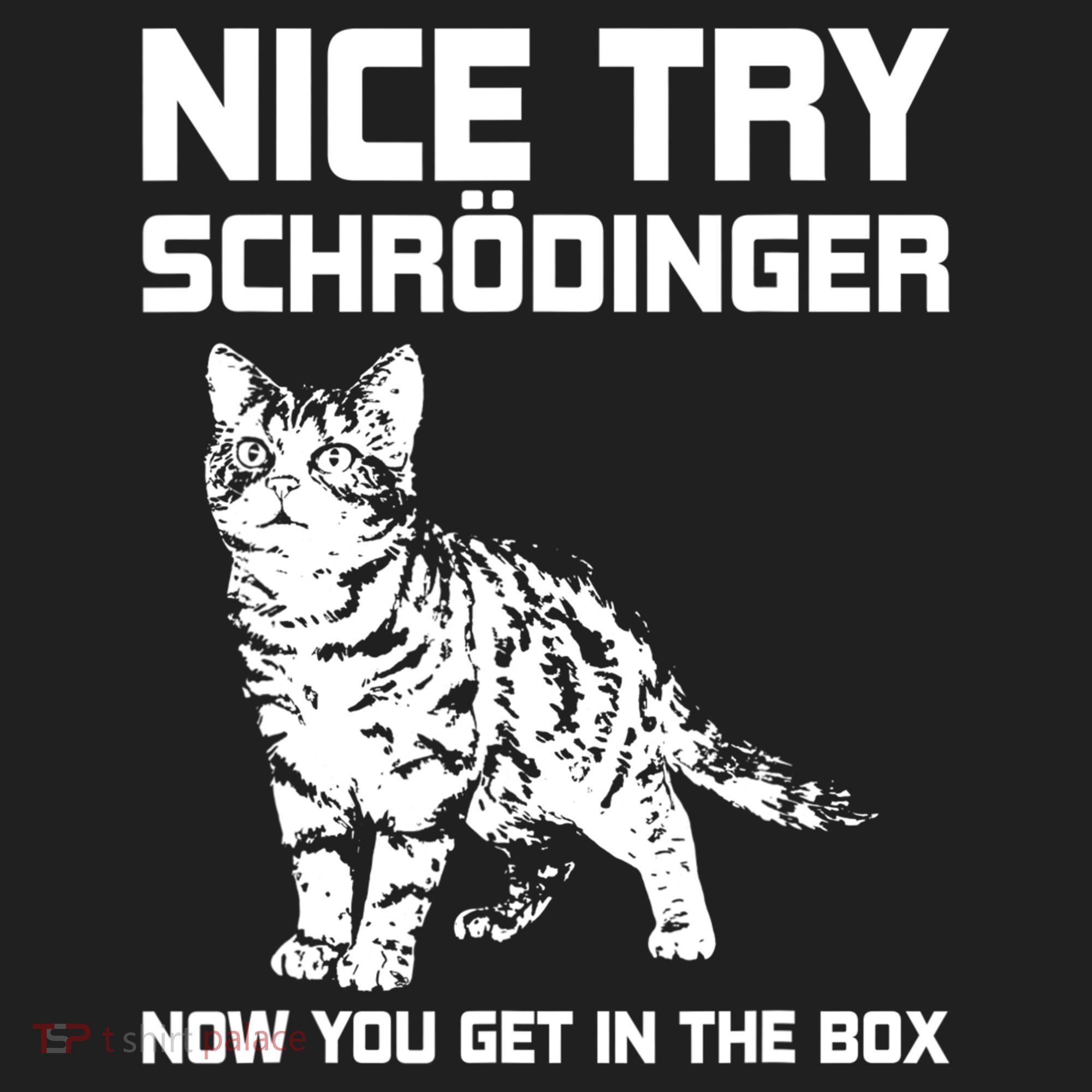 Funny Science Gift Schrödingers Cat Quote Physics Great Gift Beanie