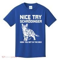 Funny Science Gift Schrödingers Cat Quote Physics Great Gift Kids T-Shirt thumb 0