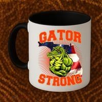 Florida State Gator Strong USA Flag Coffee Mug thumb 2