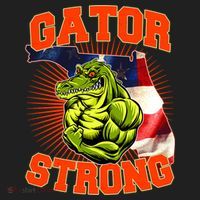 Florida State Gator Strong USA Flag Tumbler thumb 3