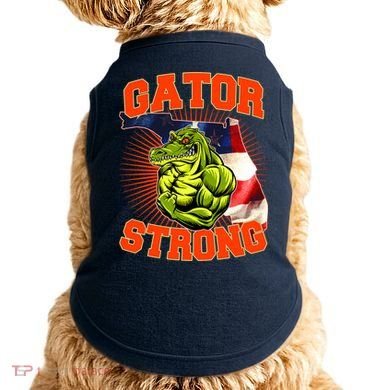 Florida State Gator Strong USA Flag Doggie Tank