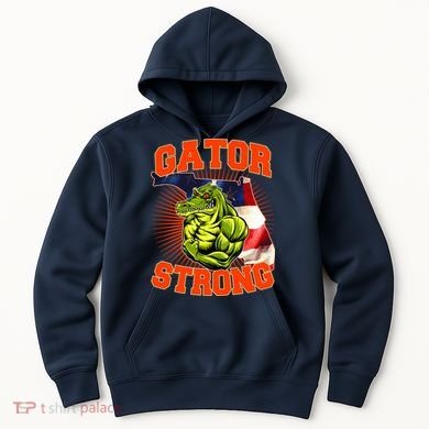 Florida State Gator Strong USA Flag Hoodie