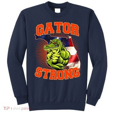 Florida State Gator Strong USA Flag Sweatshirt