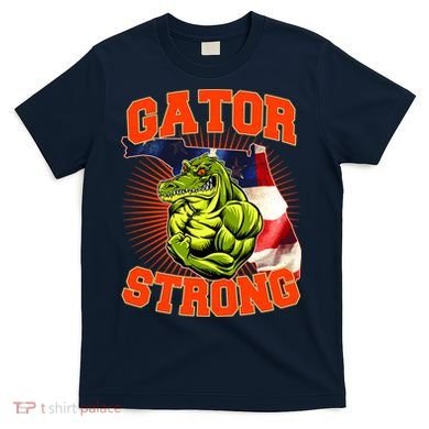 Florida State Gator Strong USA Flag T-Shirt