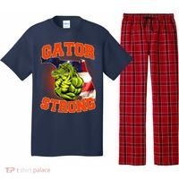 Florida State Gator Strong USA Flag Pajama Set thumb 0