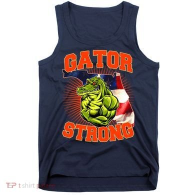 Florida State Gator Strong USA Flag Tank Top
