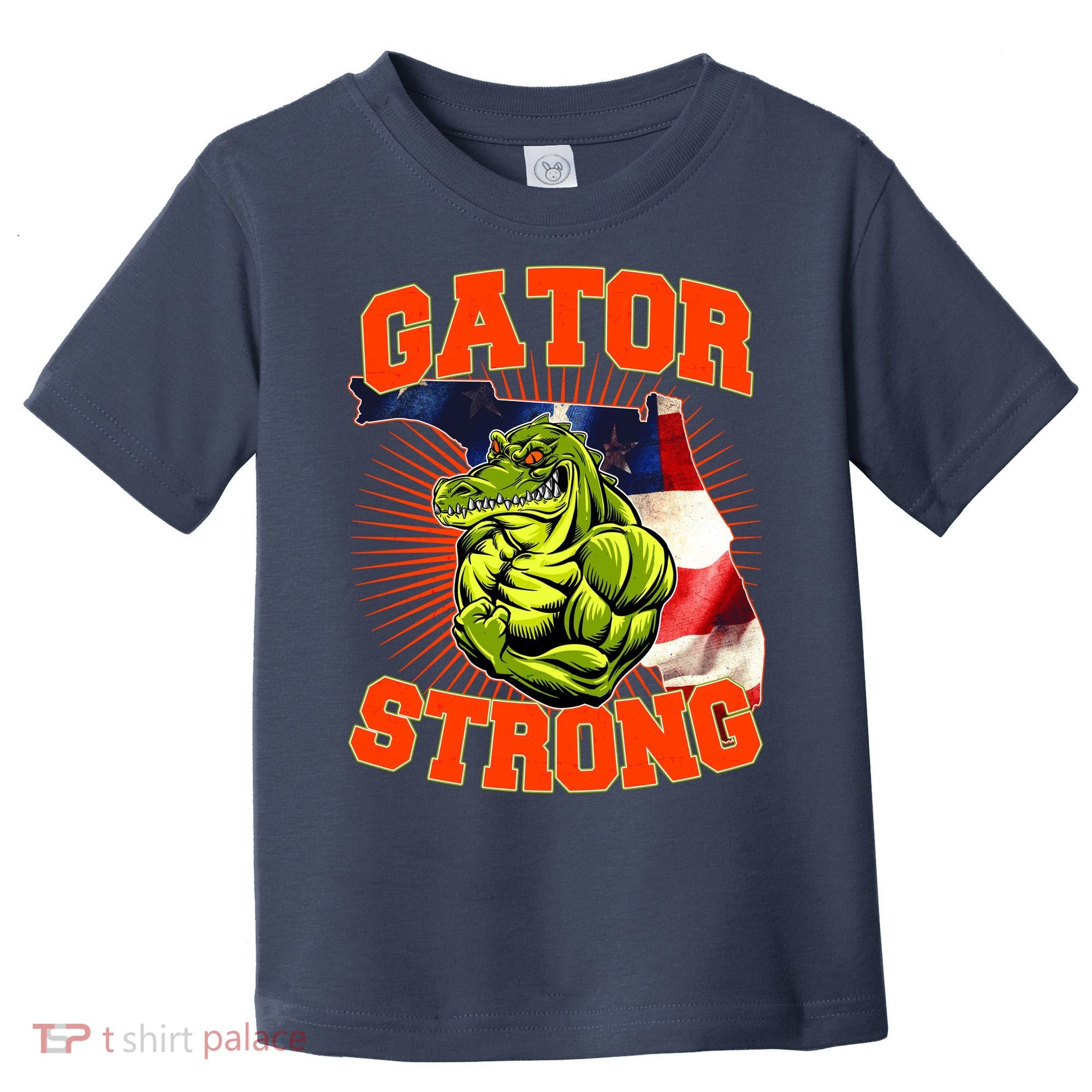 Florida State Gator Strong USA Flag Toddler T-Shirt