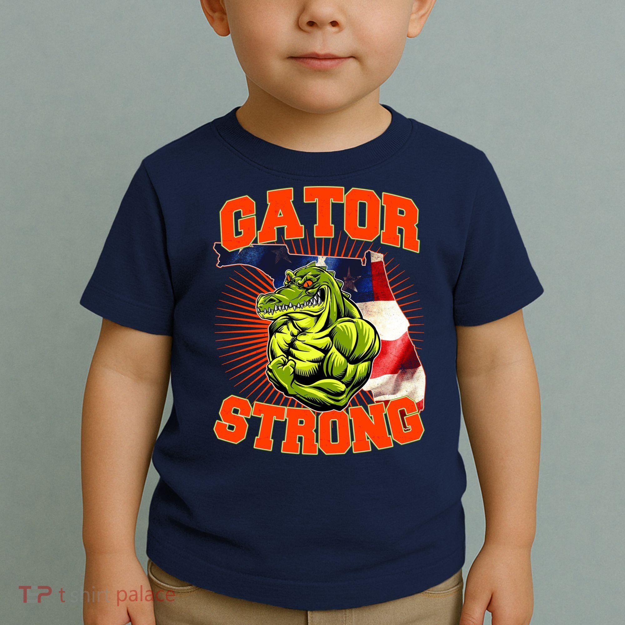 Florida State Gator Strong USA Flag Toddler T-Shirt